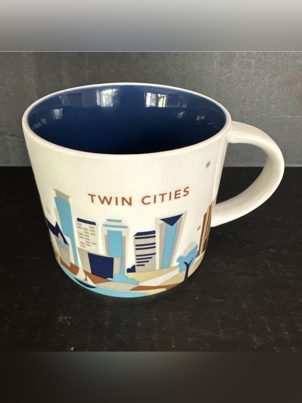 Starbucks Twin Cities MN You Are Here 14oz Coffee Mug 2017 YAH Tea Cup No Box
